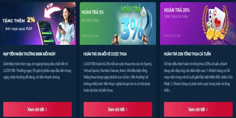 Nạp tiền và nhận ưu đãi Mocbai